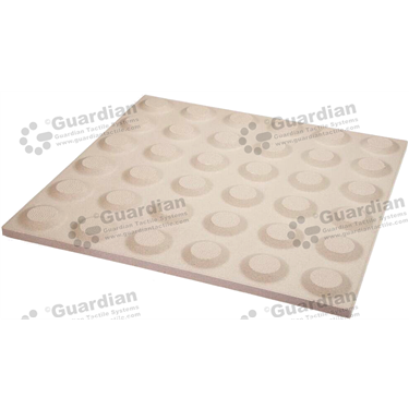Warning Integrated Ceramic Tactile 300x300mm - Ivory (Box of 11) [GTI-01CMW-3IV]