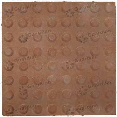 Warning Integrated Concrete Tactile 400x400x40mm - Smooth Red [GTI-01CW-44SRD]