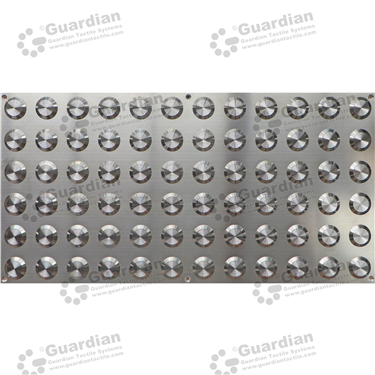 Warning Integrated 316 Stainless Steel Tactile 600x300mm [GTS600300-316]