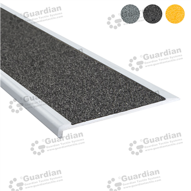 Guardian Slimline Stairnosings, supplied with Grey Silicon Carbide Insert Tape [GSN-SLR-CMG]