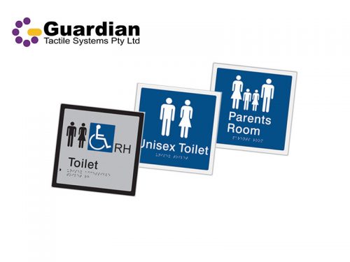 Guardian Tactile Systems Braille Signage